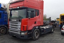 Scania 144L 460 V8, traction engine, diesel