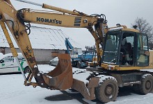 Komatsu PW170ES, excavator